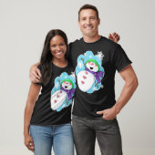 T-shirt Annie Lang Go Snow Snowman (Unisexe)