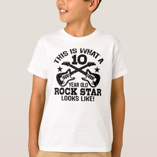 T-shirt Anniversaire 10 ans (Devant)