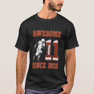 T-shirt Anniversaire 11 Ans Football Garçon Incroyable Dep