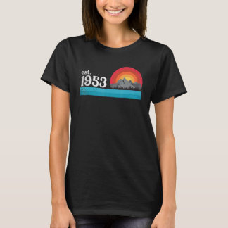 T-shirt Anniversaire 1953 rétro et vintage conçu