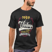 T-shirt Anniversaire 1959 64e anniversaire Femmes Hommes V (Devant)