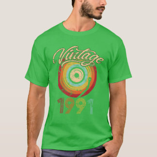 T-shirt anniversaire 1991 vinyle vintage ami