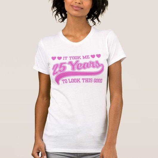 T-shirt Anniversaire 25 ans (Devant)