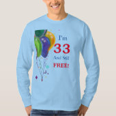 T-shirt Anniversaire 33 ans (Devant)