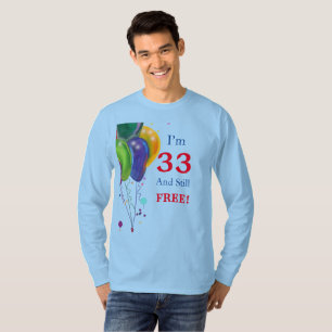 T-shirt Anniversaire 33 ans