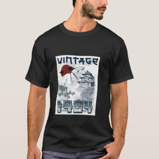 T-shirt Anniversaire 40 Ans Pour Homme Femme Rétro Vintage