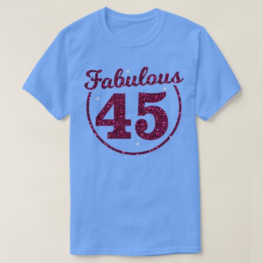 T-shirt Anniversaire 45 ans (Design devant)