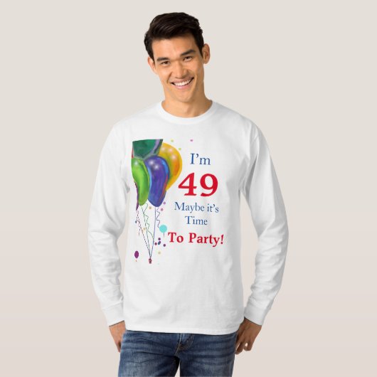 T-shirt Anniversaire 49 ans (Devant entier)