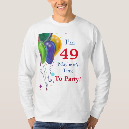 T-shirt Anniversaire 49 ans (Devant)