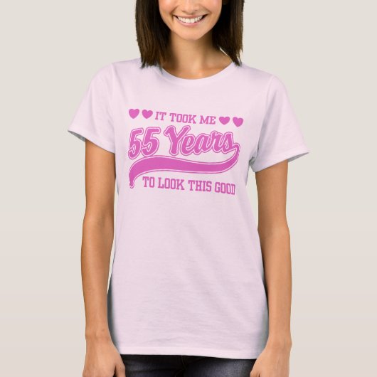 T-shirt Anniversaire 55 ans (Devant)