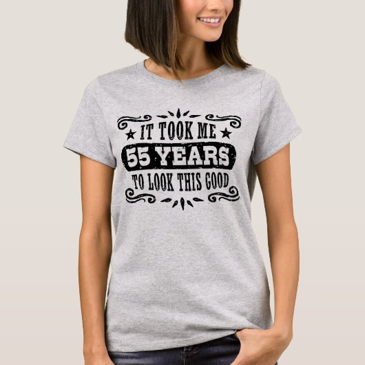 T-shirt Anniversaire 55 ans (Devant)