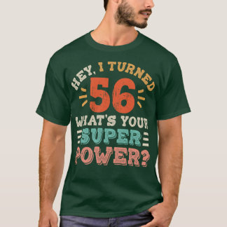 T-shirt Anniversaire 56 ans