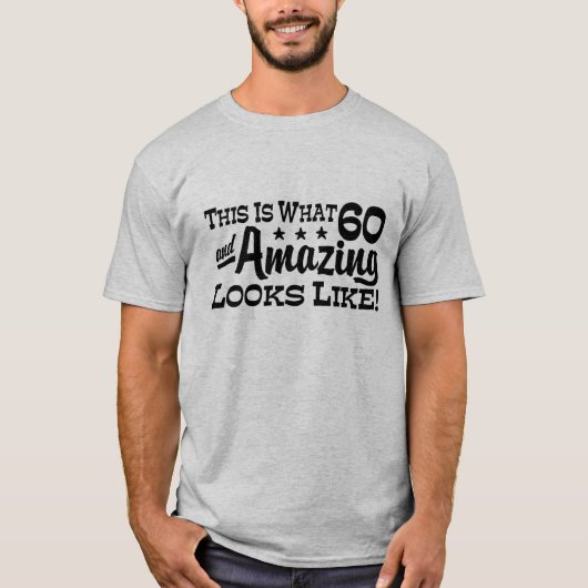 T-shirt Anniversaire 60 ans (Devant)