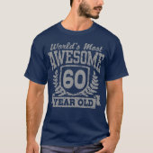 T-shirt Anniversaire 60 ans (Devant)