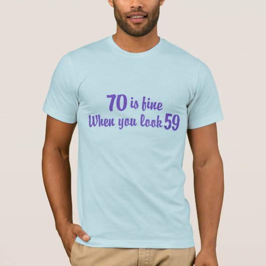 T-shirt Anniversaire 70 ans (Devant)