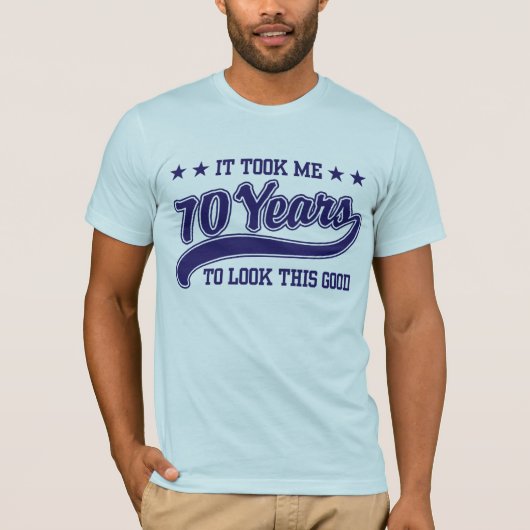 T-shirt Anniversaire 70 ans (Devant)