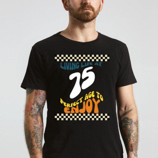 T-shirt Anniversaire 75 ans