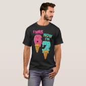 T-shirt Anniversaire 7 Ans J'avais 6 Ans Maintenant J'ai 7 (Devant entier)
