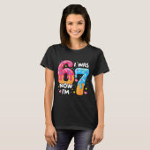 T-shirt Anniversaire 7 Ans J'avais 6 Ans Maintenant J'ai 7 (Devant entier)