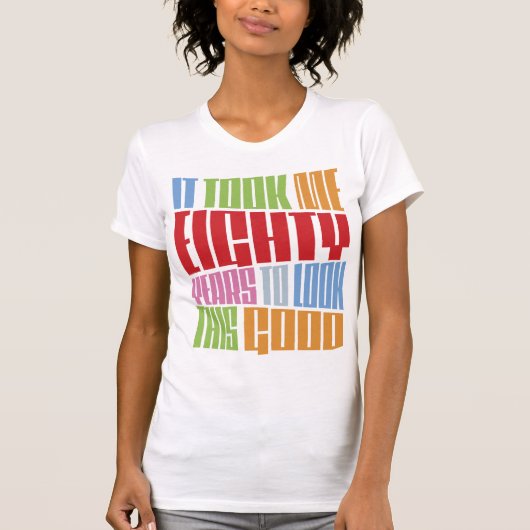 T-shirt Anniversaire 80 (Devant)