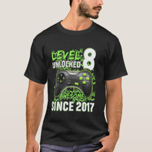 T-shirt Anniversaire 8 Ans Fils Garçon Fille 8 ans 2017 8è