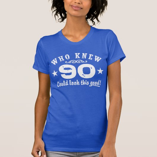 T-shirt Anniversaire 90 ans (Devant)