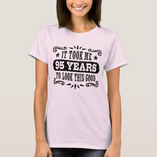 T-shirt Anniversaire 95 ans (Devant)