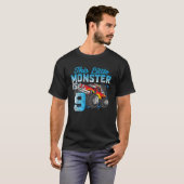 T-shirt Anniversaire 9 ans Enfant Monster Camion 9e B jour (Devant entier)
