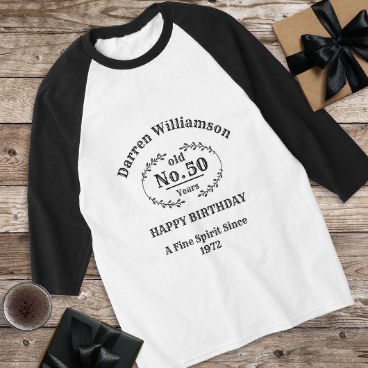 T-shirt Anniversaire à la mode