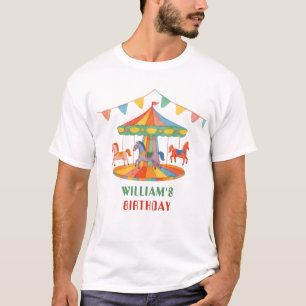 T-shirt Anniversaire adorable du carrousel