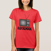 T-SHIRT ANNIVERSAIRE ANCIENNE ÉCOLE RETRO TÉLÉVISION T-SHI (Devant)