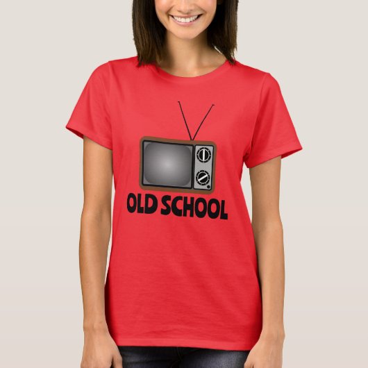 T-SHIRT ANNIVERSAIRE ANCIENNE ÉCOLE RETRO TÉLÉVISION T-SHI (Devant)