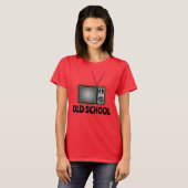 T-SHIRT ANNIVERSAIRE ANCIENNE ÉCOLE RETRO TÉLÉVISION T-SHI (Devant entier)
