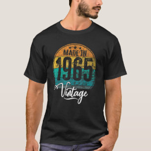 T-shirt Anniversaire année de naissance vintage 1965 anniv