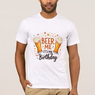 T-shirt Anniversaire Beer Lover Humour pour la fête des am