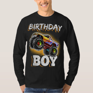 T-shirt Anniversaire Boy Monster Camion Anniversaire cadea