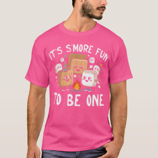 T-shirt Anniversaire Camping Marshmallow C'Est Plus Amusan