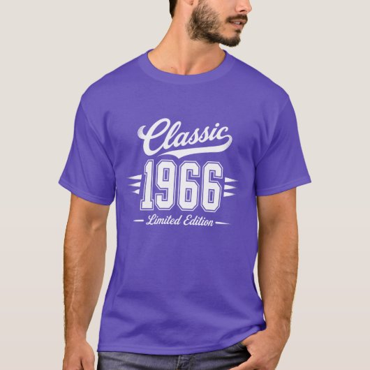 T-shirt Anniversaire Classique 1966 (Devant)