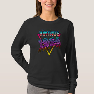 T-shirt Anniversaire Classique Vintage Né En 1954 Pa Origi