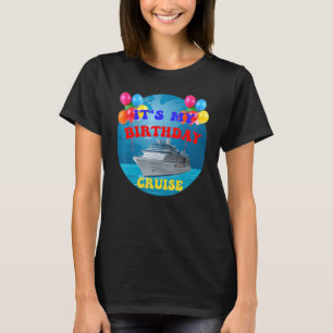 T-shirt Anniversaire Croisière Groupe Cadeau Voyage Filles