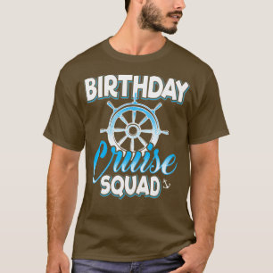 T-shirt Anniversaire Croisière Squad Vacances Groupe Voyag