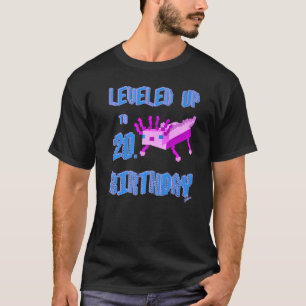 T-shirt Anniversaire D'Axolotl Jusqu'À 20 Anniversaires