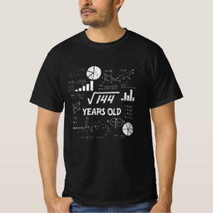 T-shirt anniversaire de 12 ans Geeky Math 12e anniversaire