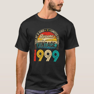 T-shirt anniversaire de 23 ans Vintage 1999 Limited Editio