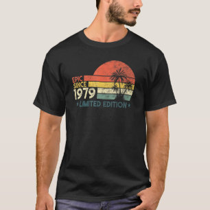 T-shirt Anniversaire de 43 ans Epic depuis 1979 Limited Ed