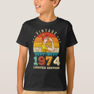 T-shirt anniversaire de 51 ans 1974 Vintage 51e anniversai