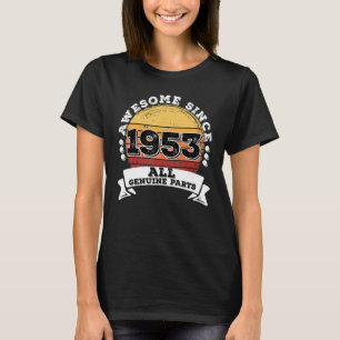 T-shirt Anniversaire de 70 ans Né en 1953 70e
