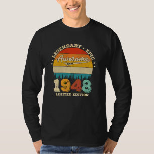 T-shirt anniversaire de 77 ans 1948 Magnifique 77e anniver