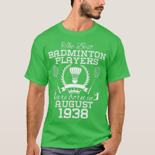 T-shirt Anniversaire de 86 ans en août 1938 Meilleur Badmi