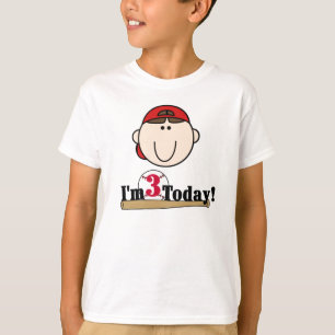 T-shirt Anniversaire de base-ball de brune 3ème